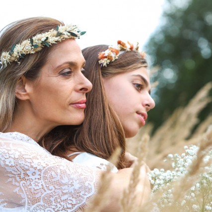 Couronne de fleurs Nature