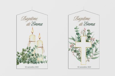 Bougies de baptême